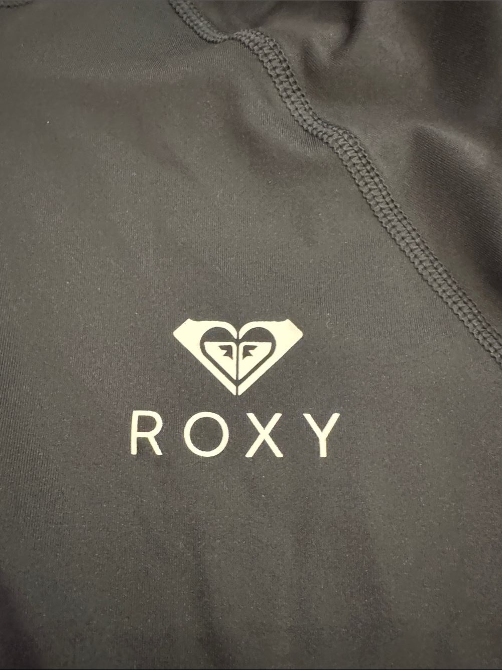 Roxy Black Hooded Full-Zip Swim Jacket - Picture 2 of 6